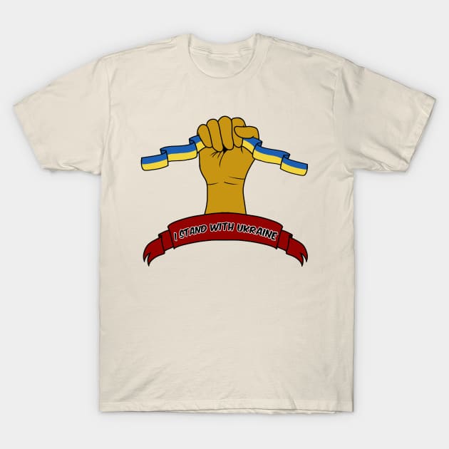 i stand with ukraine T-Shirt by LillyTheChibi